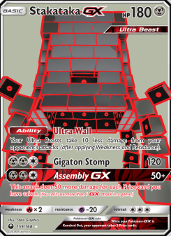 Stakataka GX - pokemon TCG Card