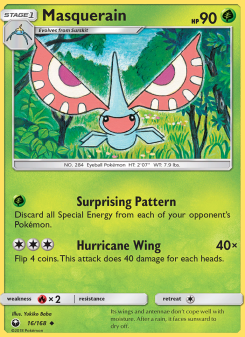 Masquerain - pokemon TCG Card