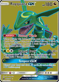 Rayquaza GX - pokemon TCG Card