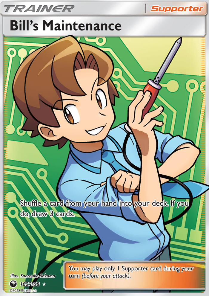 Bill’s Maintenance - Pokémon TCG Card