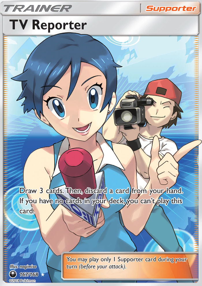 TV Reporter - Pokémon TCG Card