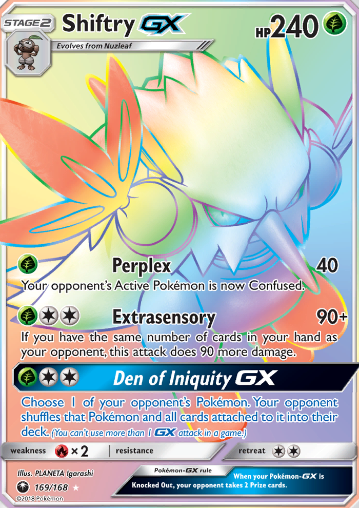 Shiftry GX - Pokémon TCG Card