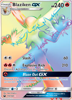 Blaziken GX - pokemon TCG Card