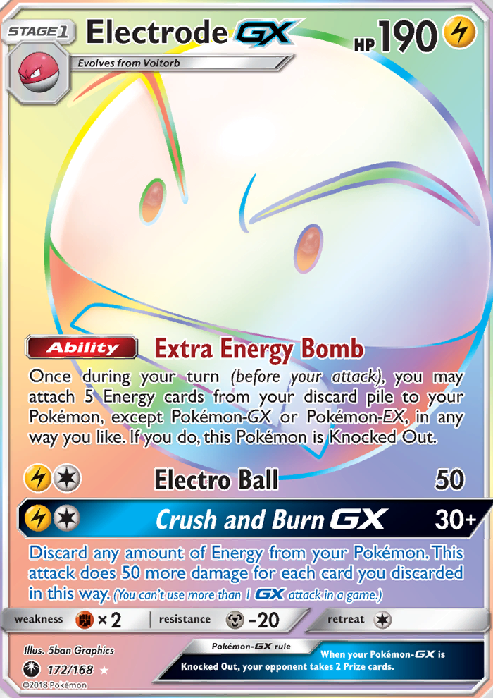Electrode GX - Pokémon TCG Card