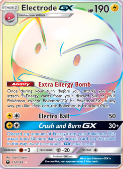 Electrode GX - pokemon TCG Card