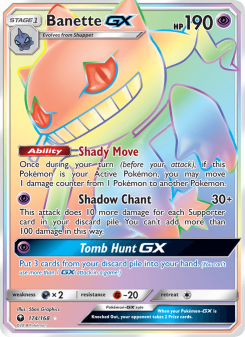 Banette GX - pokemon TCG Card