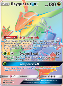 Rayquaza GX - pokemon TCG Card