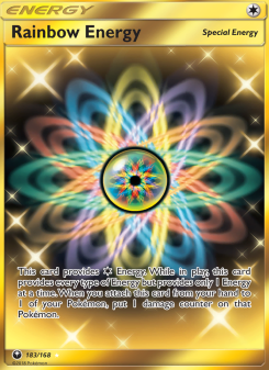 Rainbow Energy - pokemon TCG Card