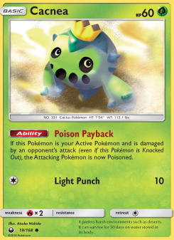 Cacnea - pokemon TCG Card