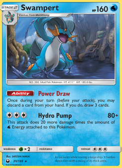 Swampert - pokemon TCG Card
