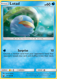 Lotad - pokemon TCG Card
