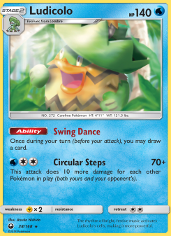 Ludicolo - pokemon TCG Card