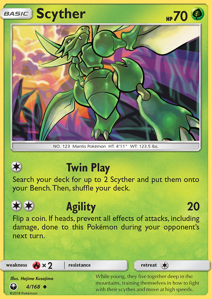 Scyther - Pokémon TCG Card