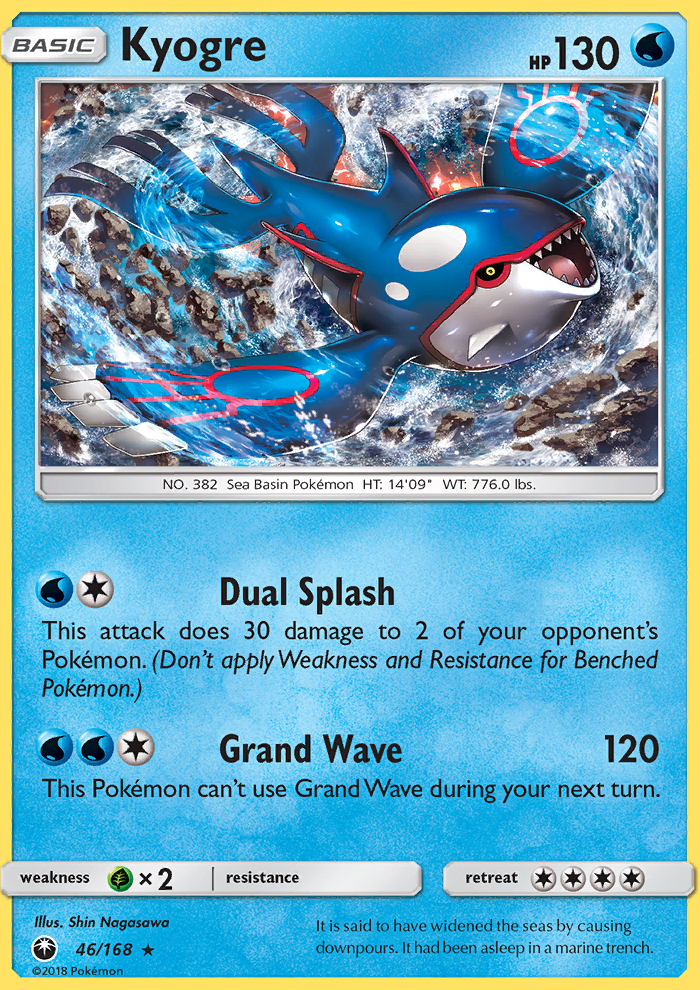 Kyogre - Pokémon TCG Card