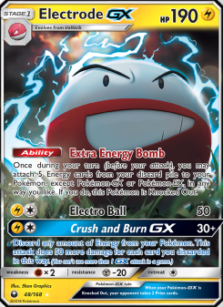 Electrode GX - pokemon TCG Card