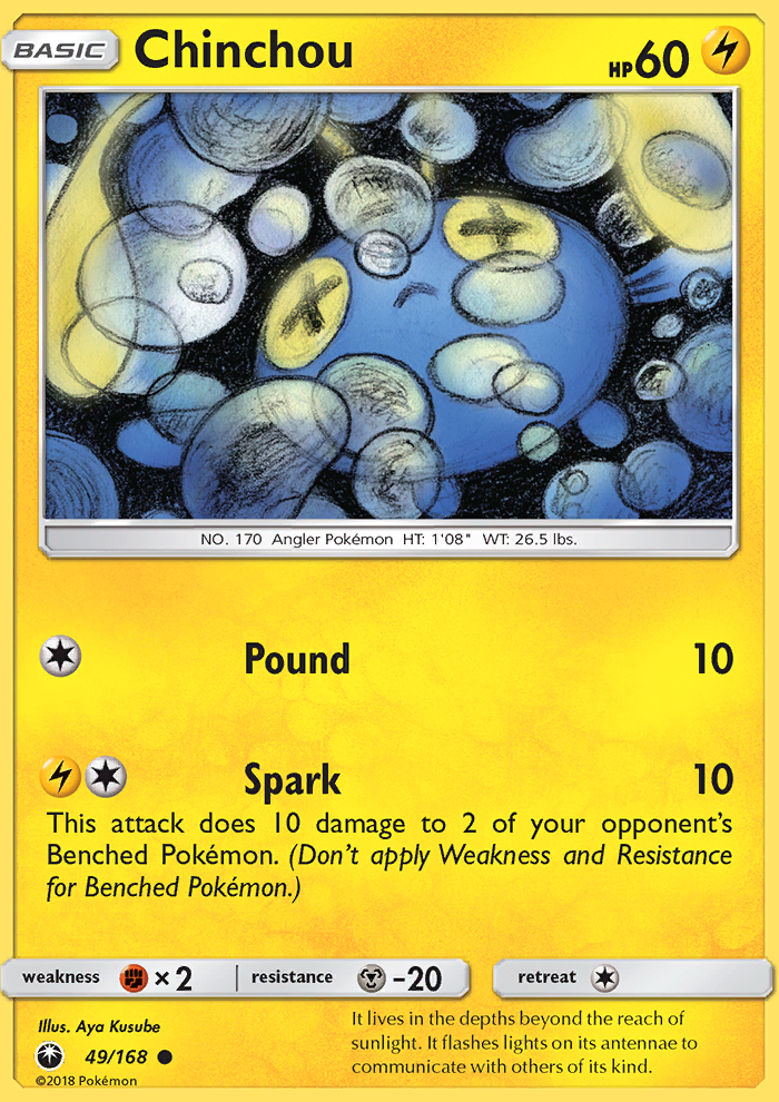 Chinchou - Pokémon TCG Card