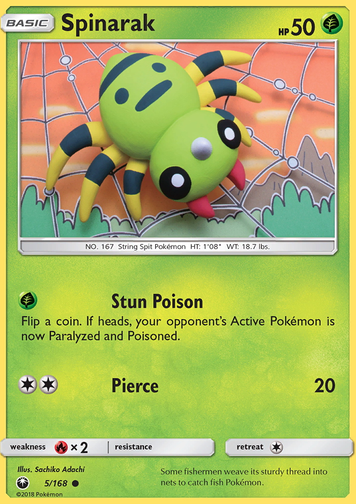 Spinarak - Pokémon TCG Card