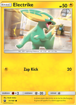 Electrike - pokemon TCG Card