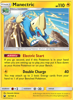 Manectric - pokemon TCG Card