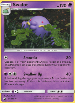 Swalot - pokemon TCG Card