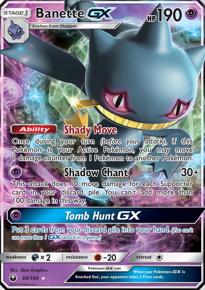 Banette GX - Pokémon TCG Card
