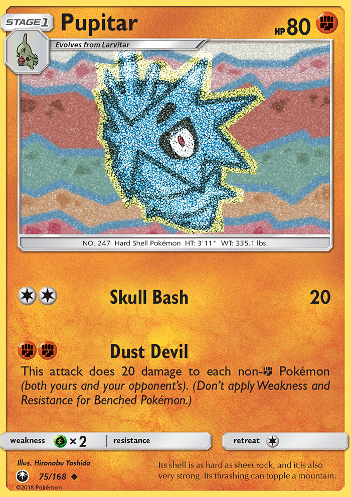 Pupitar - Pokémon TCG Card