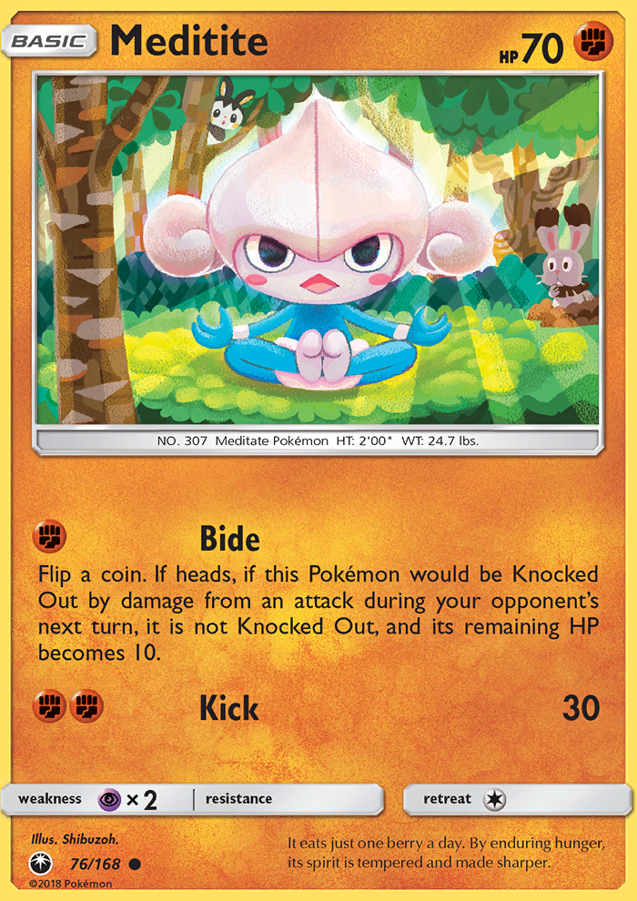 Meditite - Pokémon TCG Card