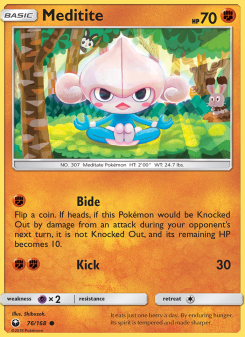 Meditite - pokemon TCG Card