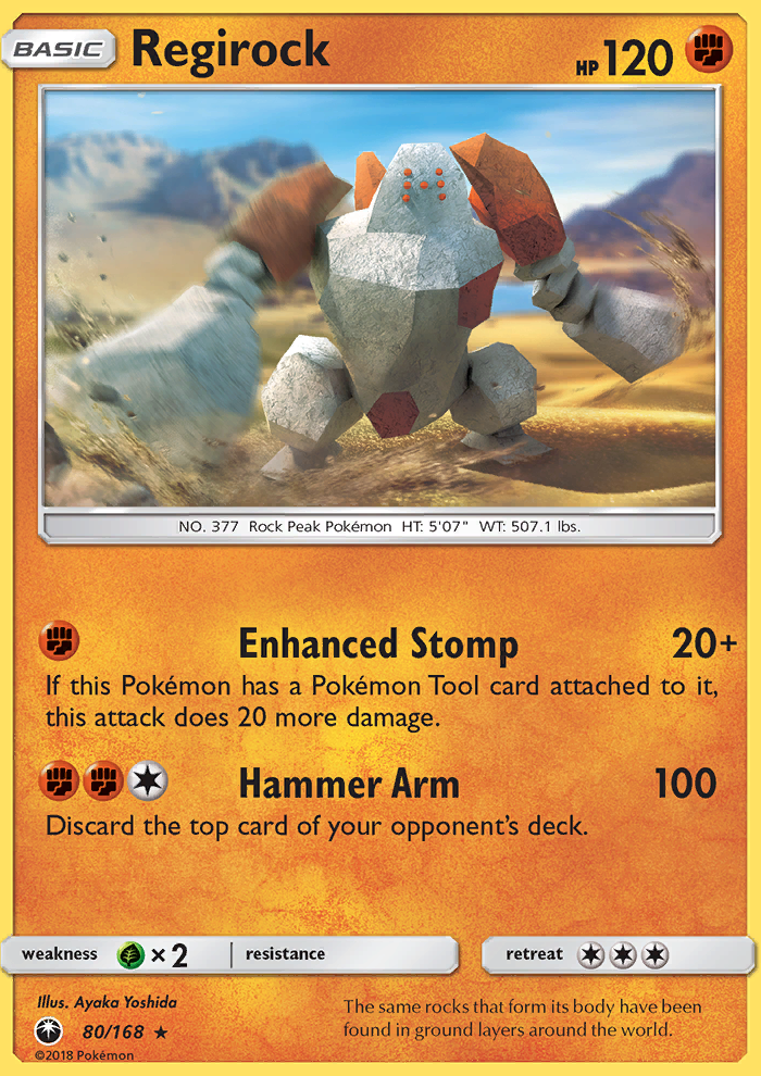 Regirock - Pokémon TCG Card