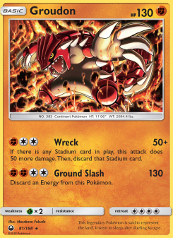 Groudon - pokemon TCG Card