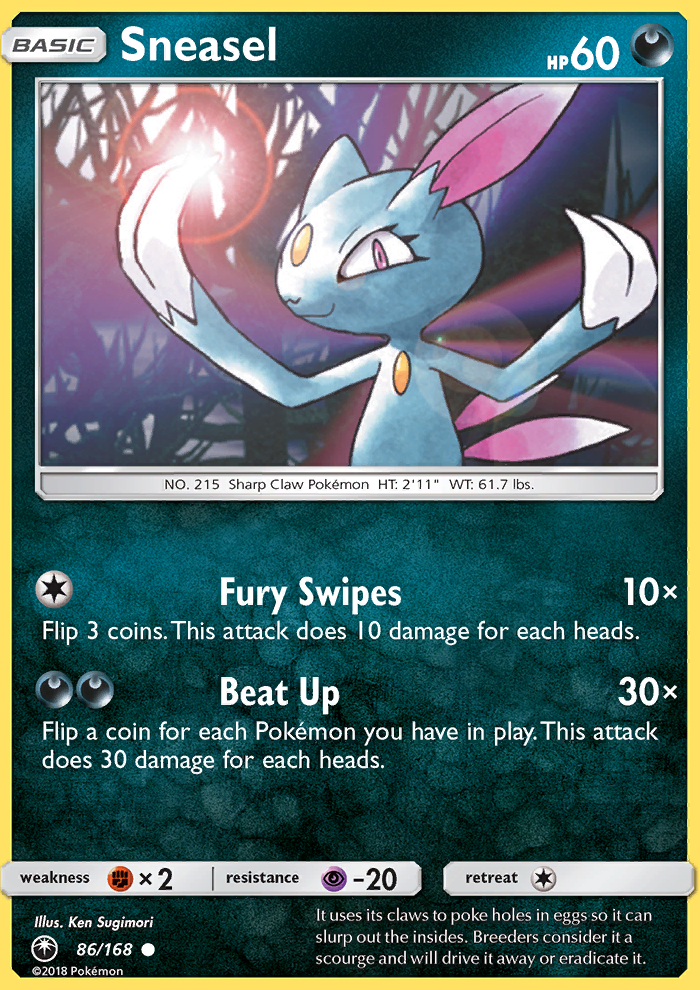 Sneasel - Pokémon TCG Card
