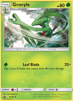 Grovyle - pokemon TCG Card