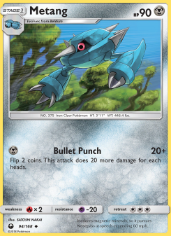 Metang - pokemon TCG Card