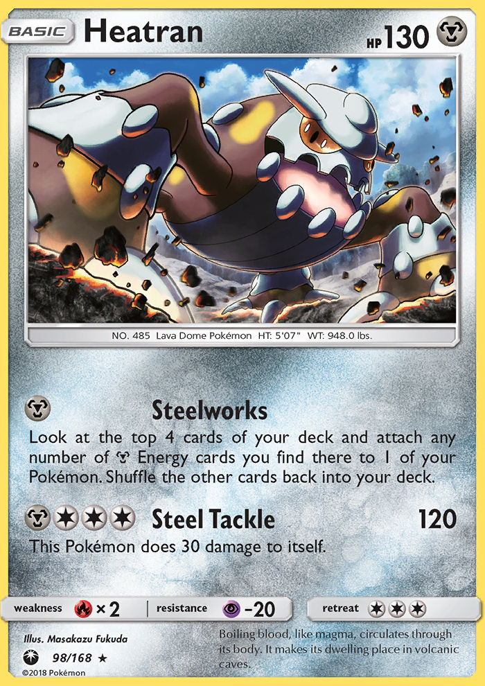 Heatran - Pokémon TCG Card