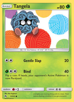 Tangela - pokemon TCG Card