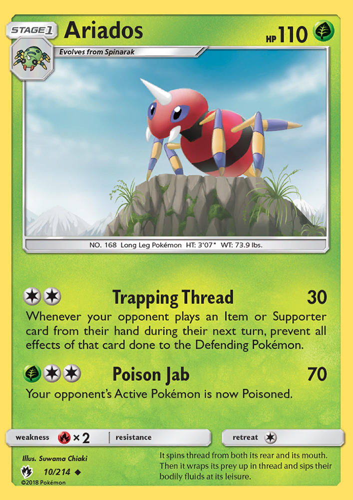Ariados - Pokémon TCG Card