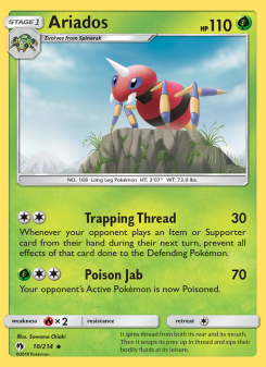 Ariados - pokemon TCG Card