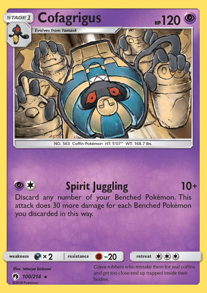 Cofagrigus - Pokémon TCG Card