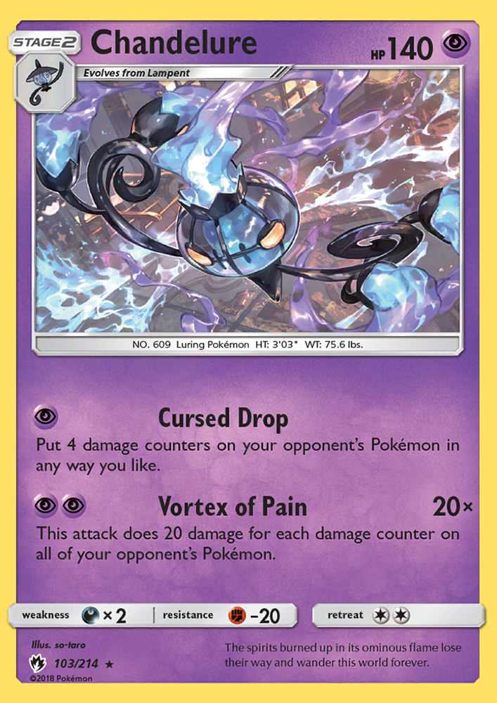Chandelure - Pokémon TCG Card