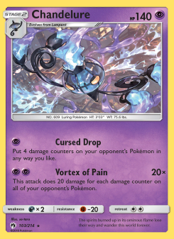 Chandelure - pokemon TCG Card