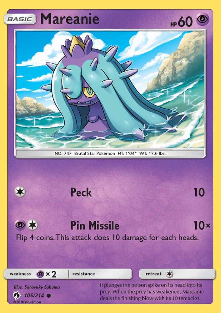 Mareanie - Pokémon TCG Card