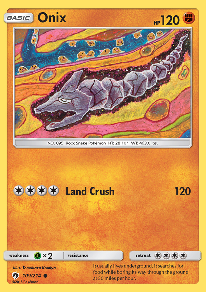 Onix - Pokémon TCG Card