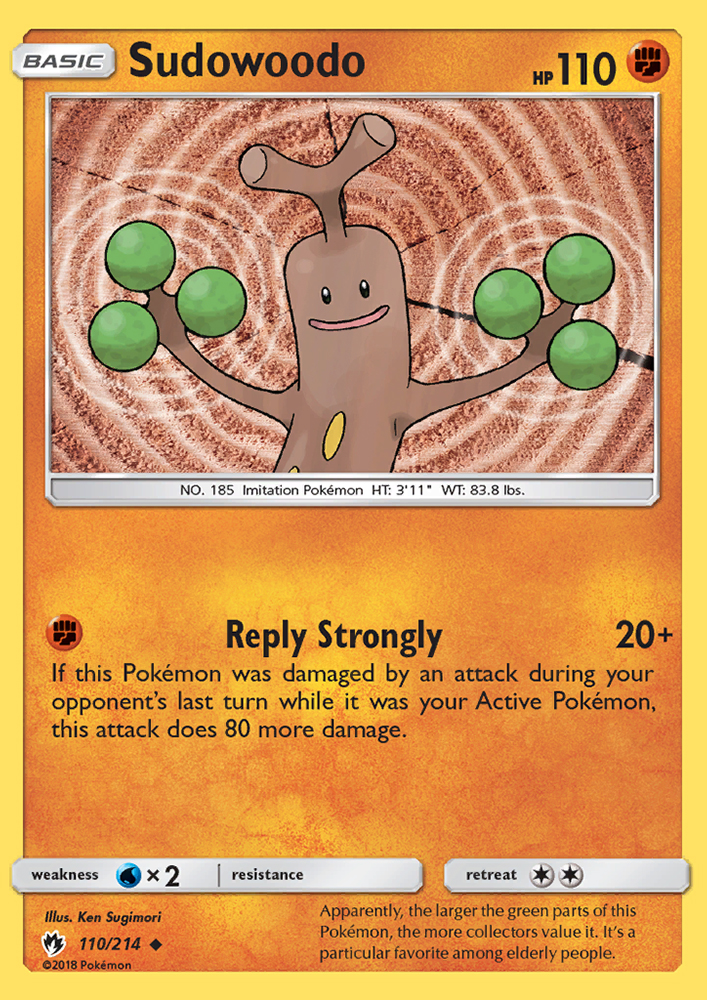 Sudowoodo - Pokémon TCG Card