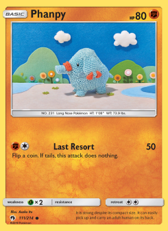 Phanpy - pokemon TCG Card