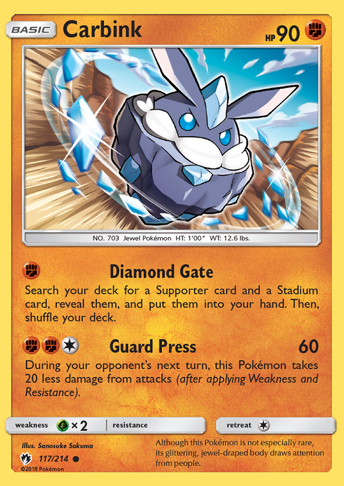 Carbink - Pokémon TCG Card
