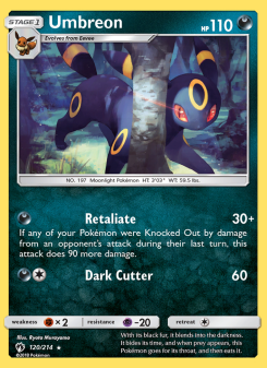Umbreon - pokemon TCG Card