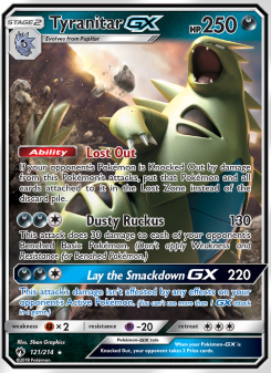 Tyranitar GX - pokemon TCG Card