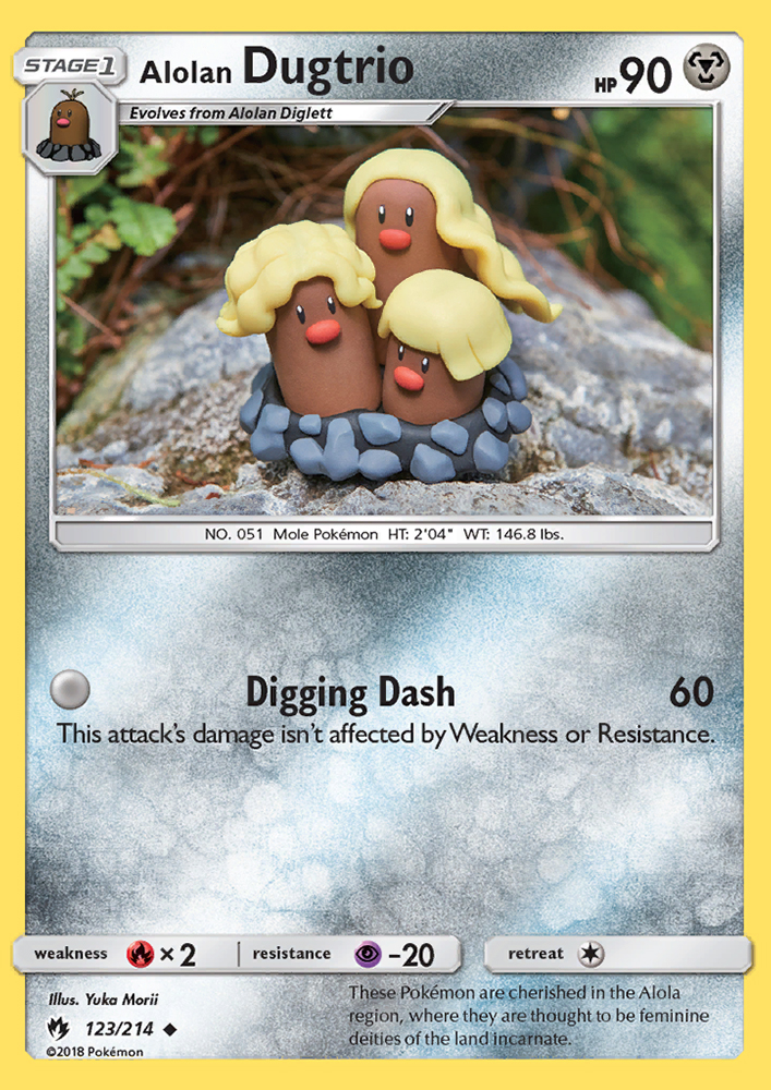 Alolan Dugtrio - Pokémon TCG Card