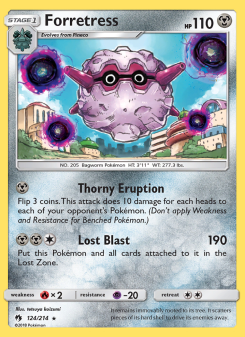 Forretress - pokemon TCG Card