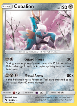 Cobalion - pokemon TCG Card